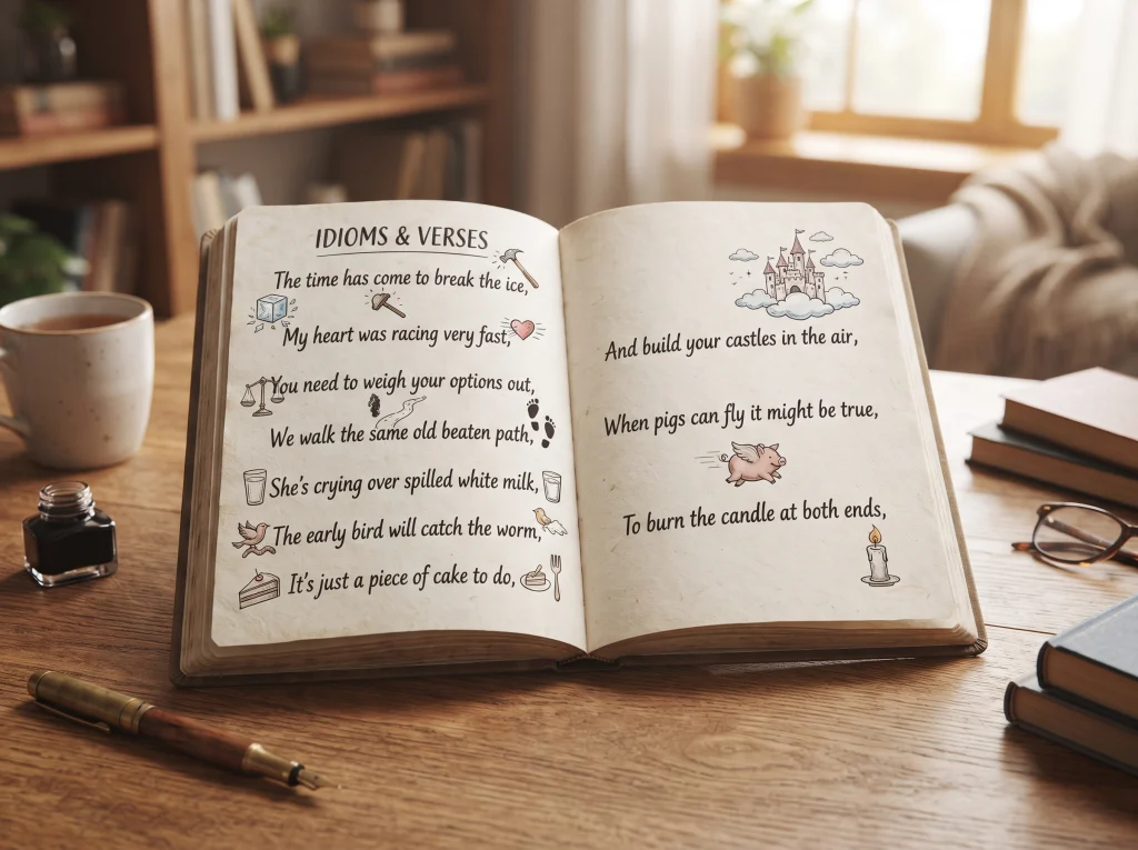 Poem With Idioms Meaning, Examples, and an Original Poem