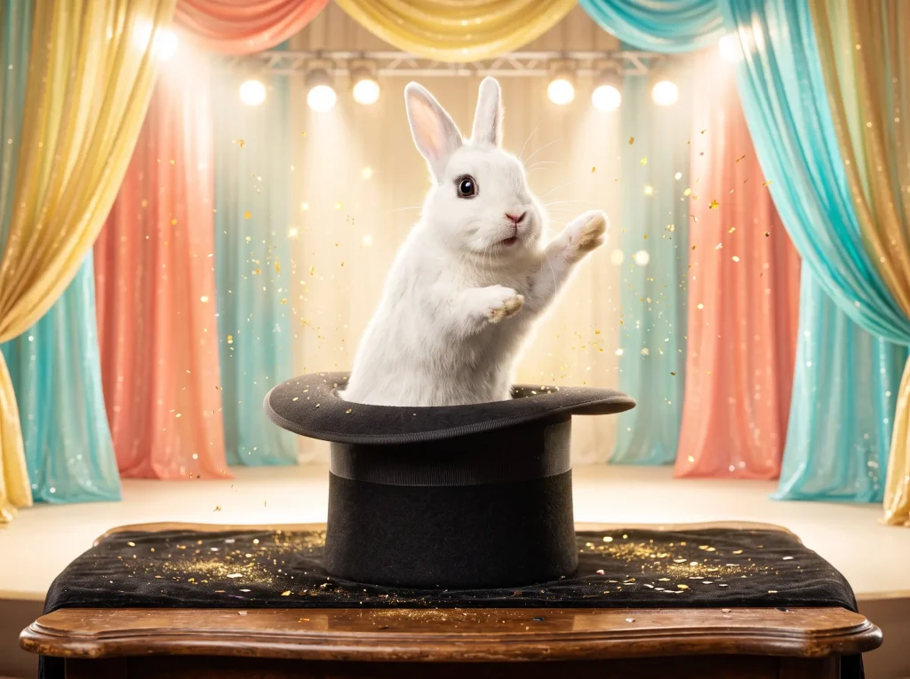 Pop Out of a Hat Like a Rabbit