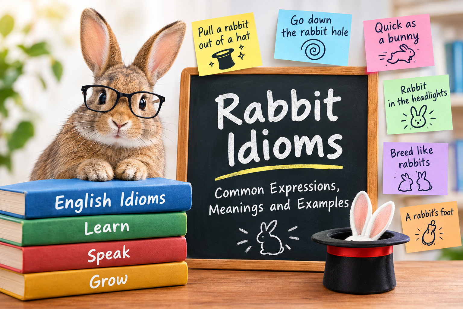 Rabbit Idioms: 25 Common Expressions, Meanings, and Examples