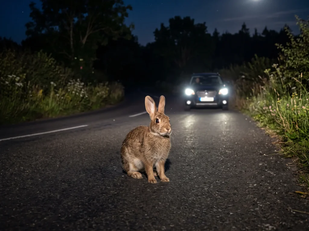 Rabbit in the Headlights