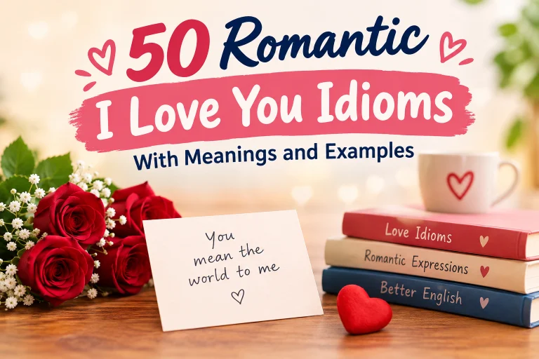 50 Romantic I Love You Idioms With Meanings and Examples