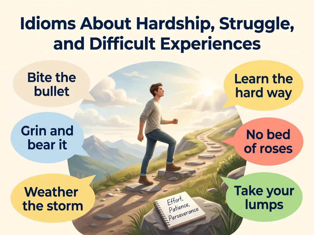 “Idioms About Hardship, Struggle, and Difficult Experiences